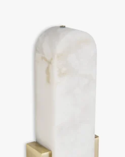 Applique murale, Jade & métal doré, L40 Flatiron