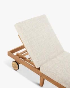 Bain de soleil, Beige etna & bois d'acacia, L200 Bali