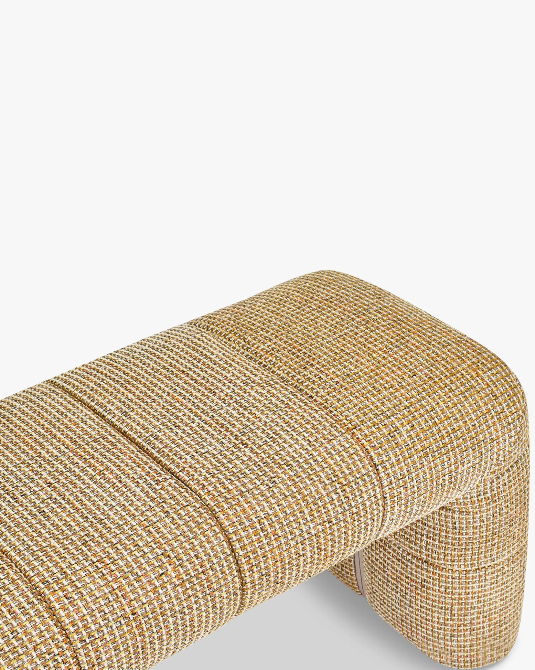 Banc, Tweed jaune miami, L102 Meeko