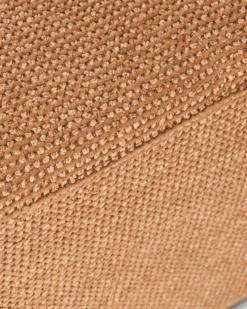 Banc, Tweed rose blush & métal doré, L142 Vertigo