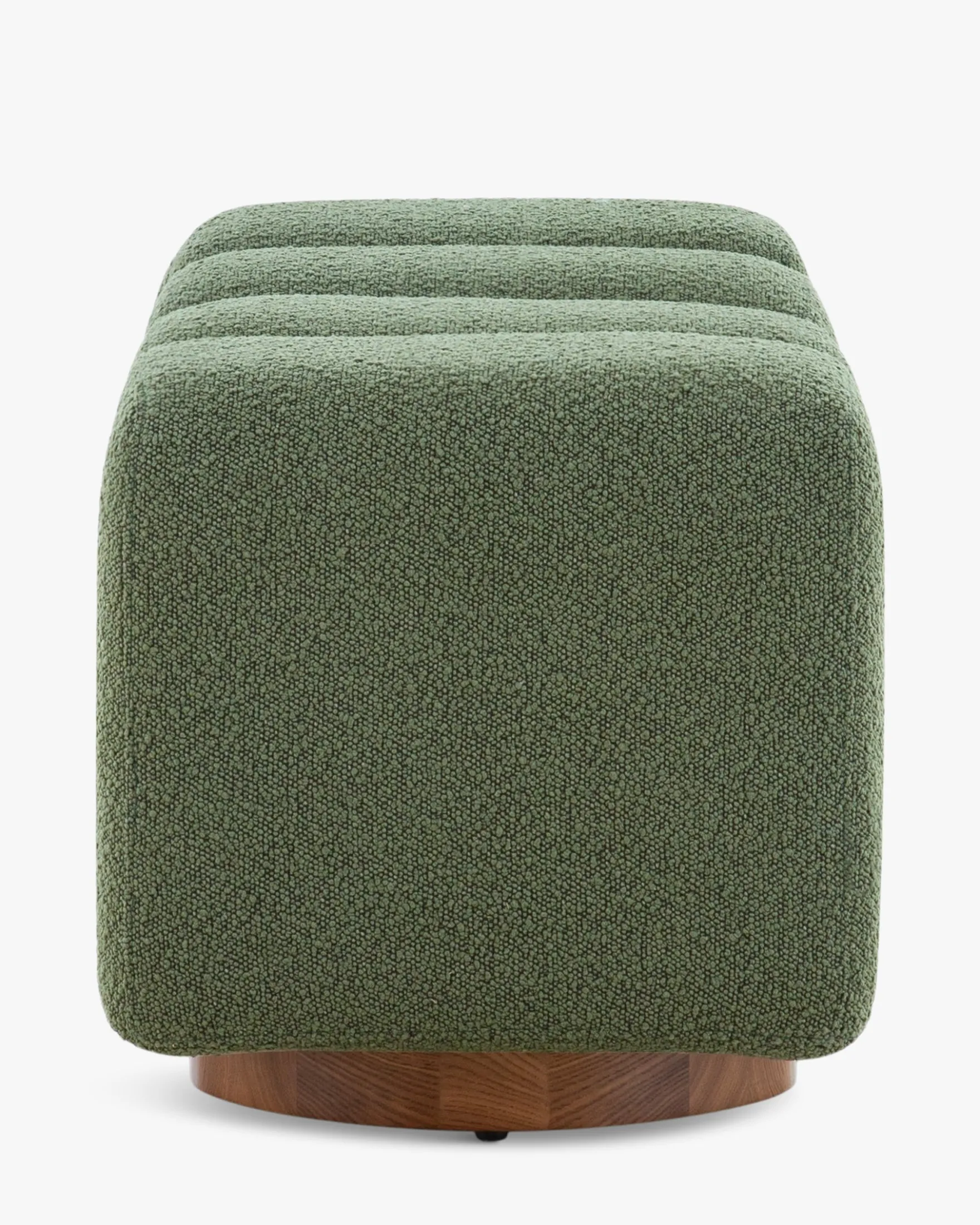 Banc, Vert kaki bouclé, L101 Jollin
