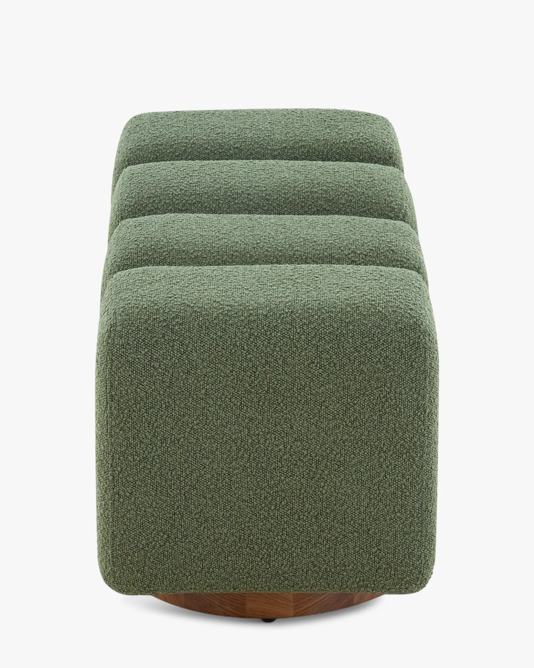 Banc, Vert kaki bouclé, L101 Jollin