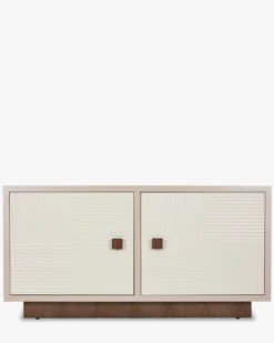 Buffet, Bois beige & Bois teinte noyer, L150,5 Archi