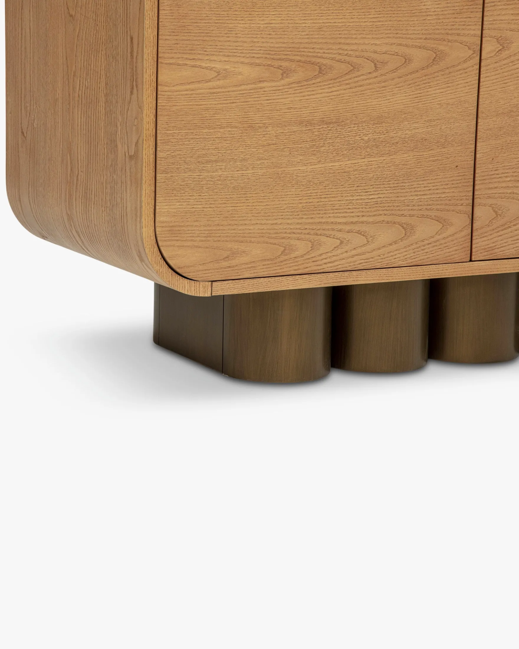 Buffet, Bois blond & bronze brossé, L150 Leylia