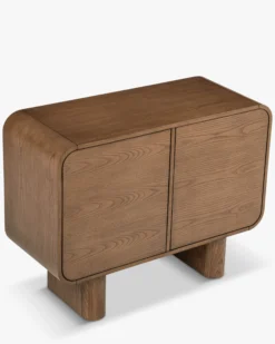 Buffet, Bois de frêne teinte noyer, L100 Karl