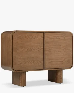 Buffet, Bois de frêne teinte noyer, L100 Karl