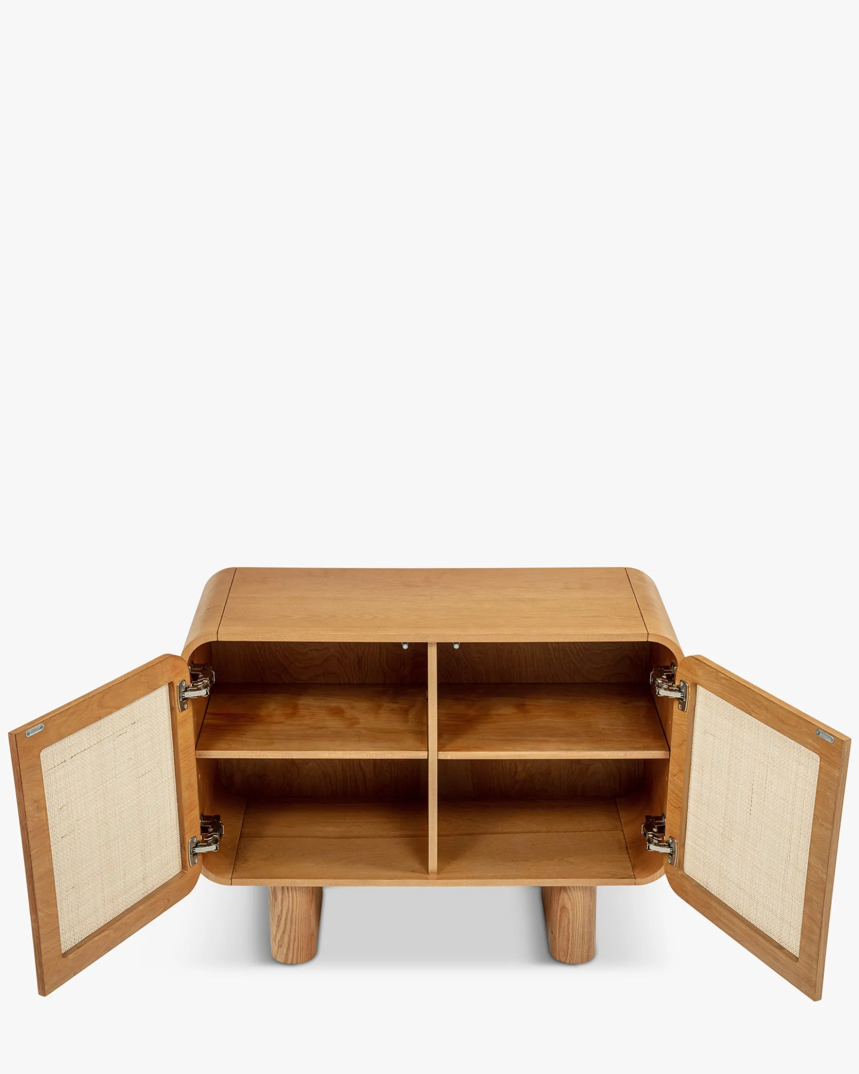Buffet, Cannage naturel & bois blond, L100 Oxford
