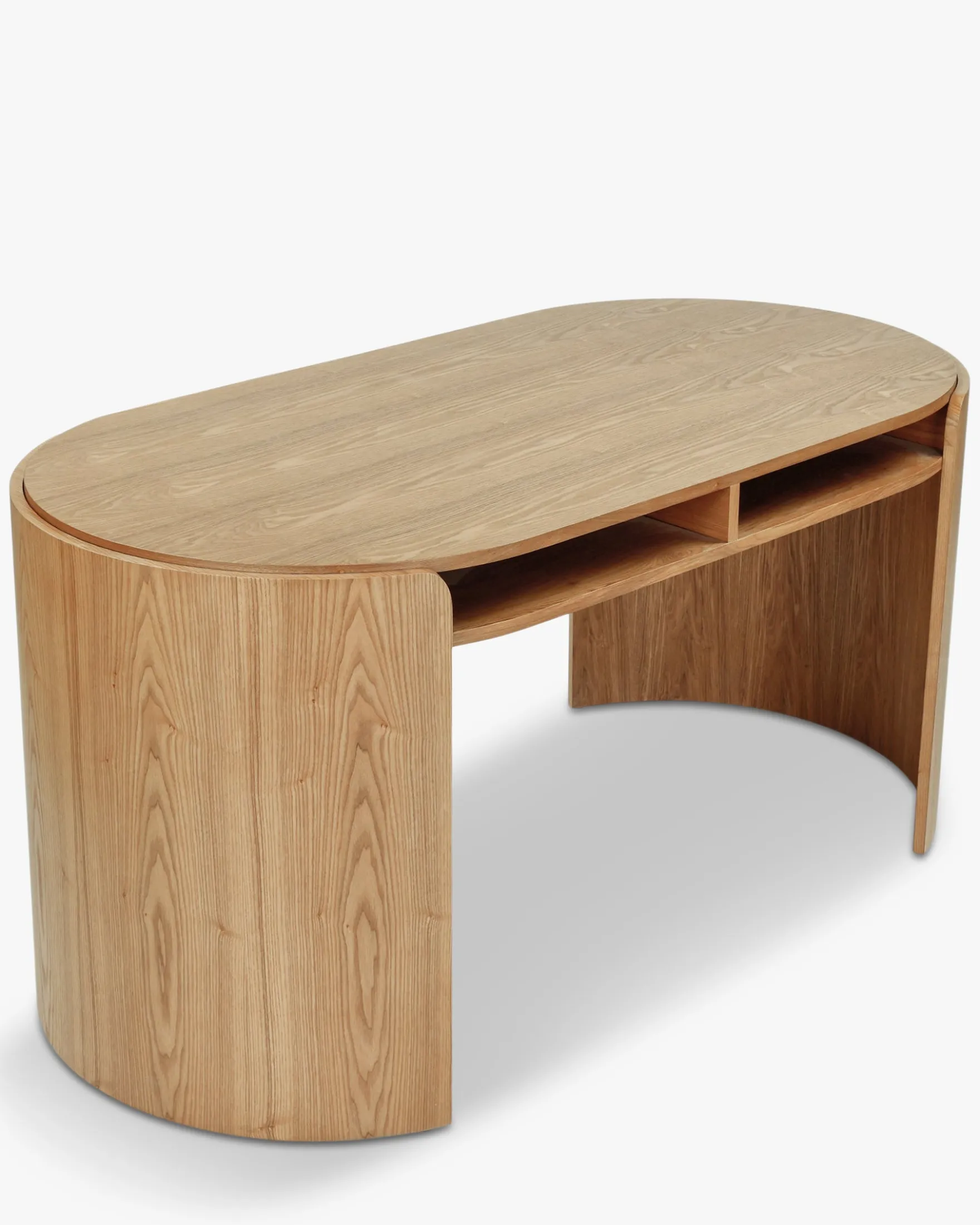 Bureau, Bois de frêne blond, L160 Elipse