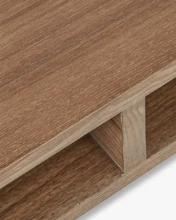 Bureau, Bois de frêne teinte noyer, L160 Elipse