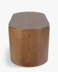 Bureau, Bois de frêne teinte noyer, L160 Elipse