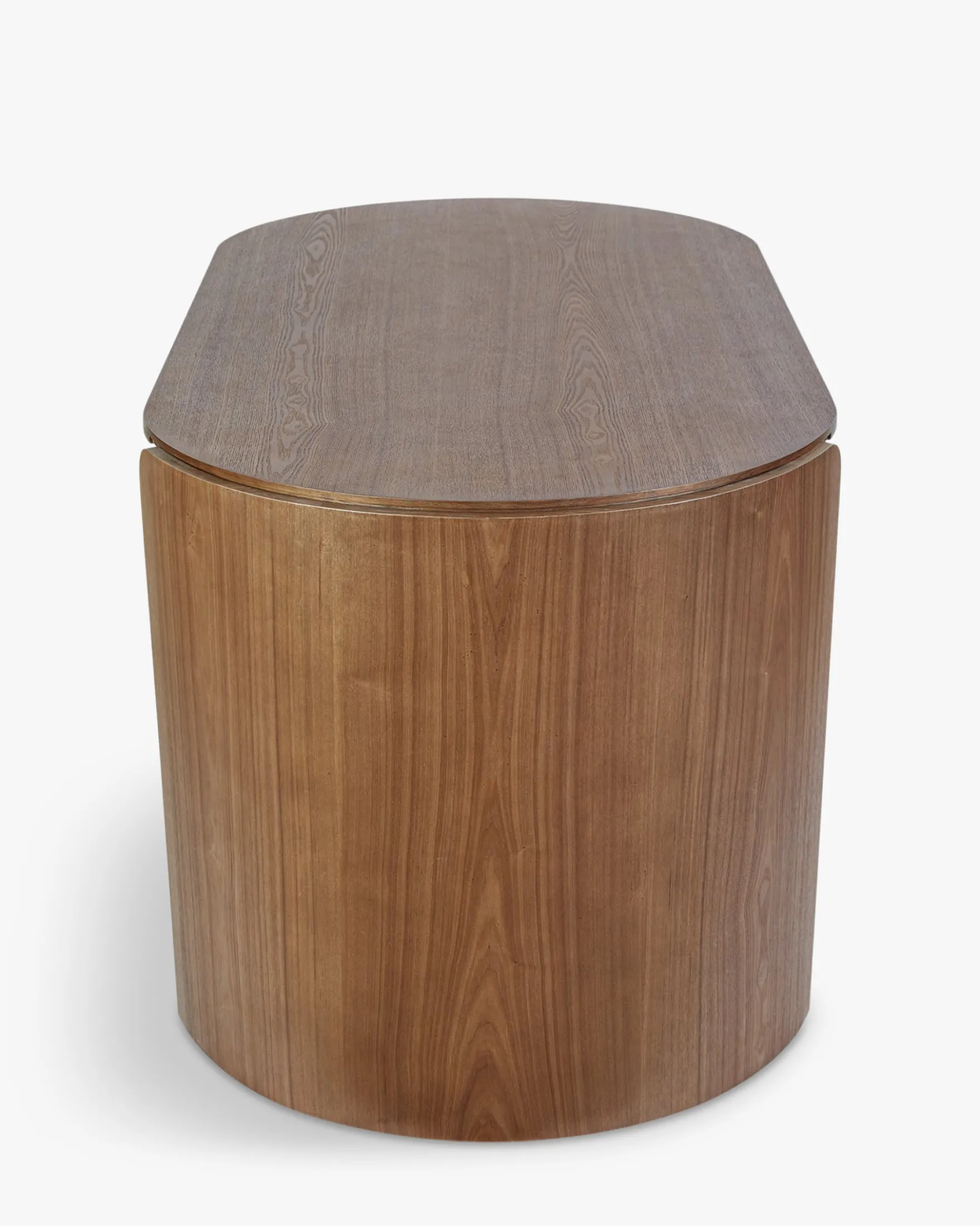 Bureau, Bois de frêne teinte noyer, L160 Elipse