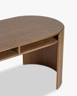 Bureau, Bois de frêne teinte noyer, L160 Elipse
