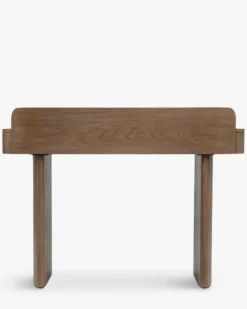 Bureau ou Coiffeuse, Bois teinte noyer veiné, L120 Lina
