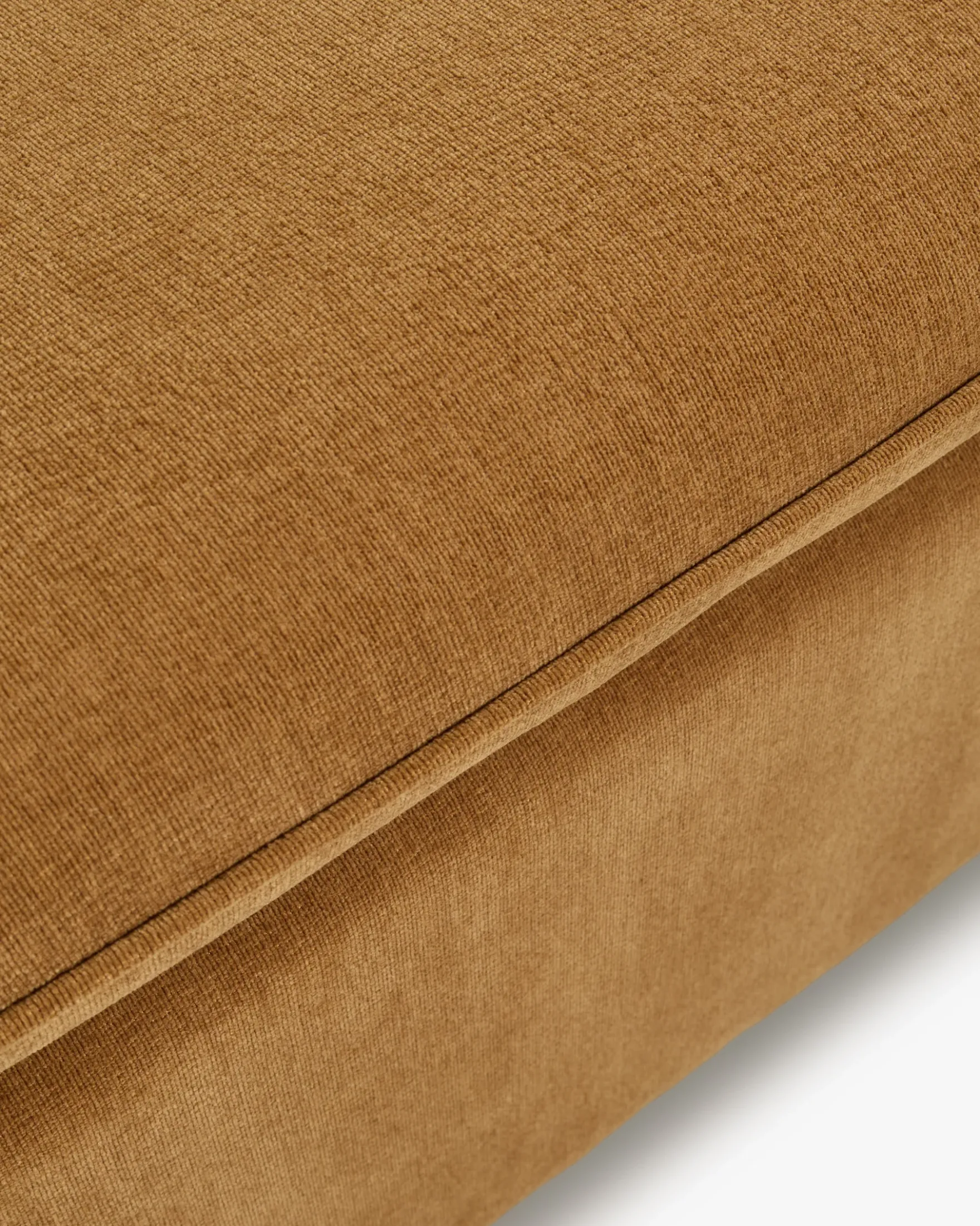 Canapé angle double modulable, Marron sienne déperlant Pulp