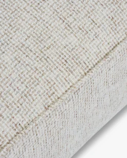 Canapé d'angle droit, Tweed beige moucheté, L260 Auster
