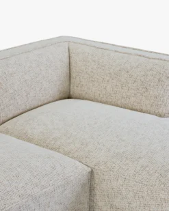 Canapé d'angle droit, Tweed beige moucheté, L300 Auster