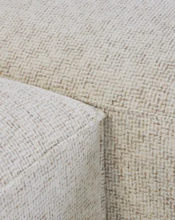 Canapé d'angle droit, Tweed beige moucheté, L300 Auster
