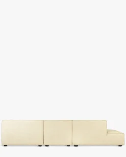 Canapé d'angle droit, Tweed sable, L300 Auster