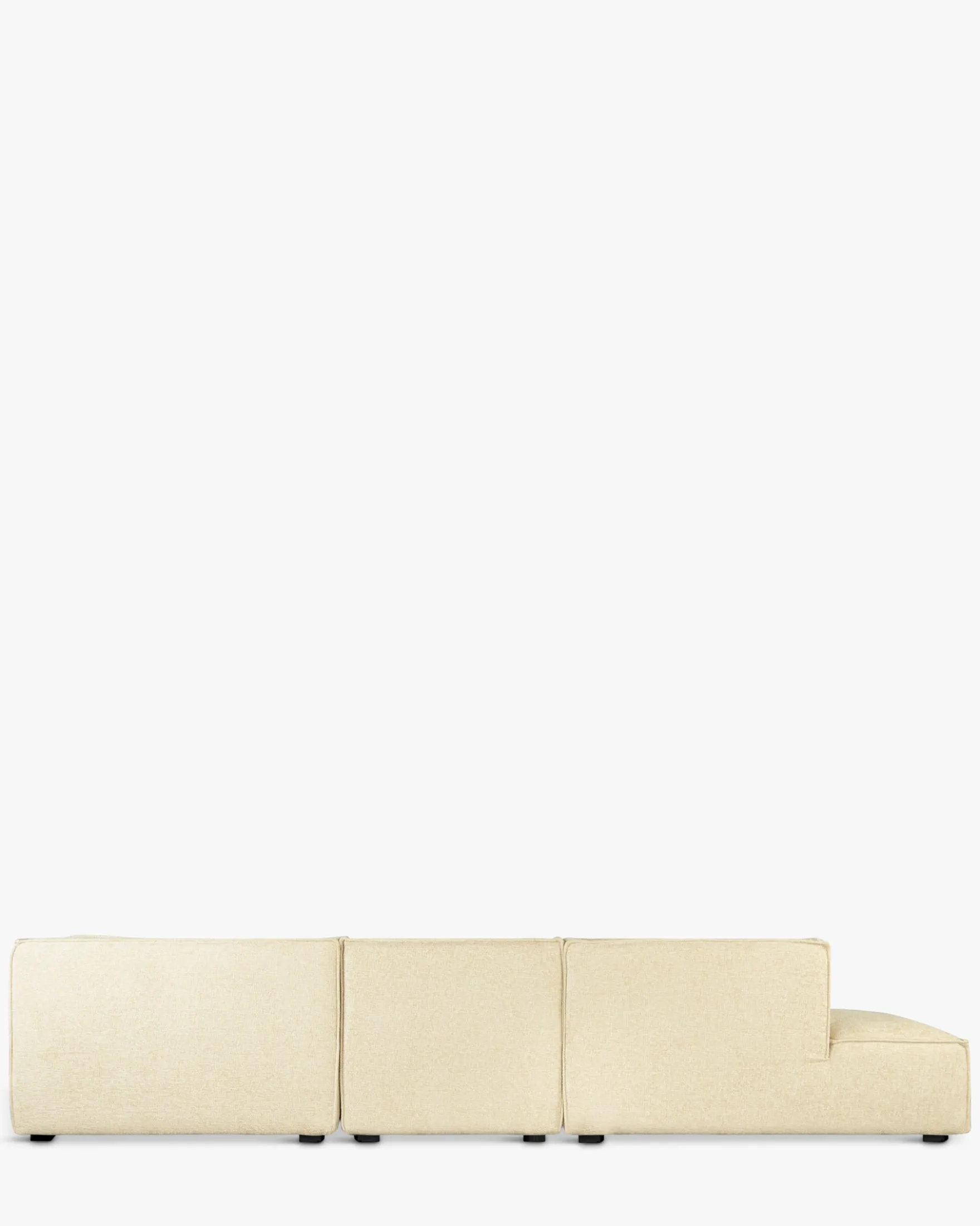 Canapé d'angle droit, Tweed sable, L300 Auster