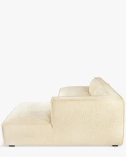 Canapé d'angle droit, Tweed sable, L260 Auster