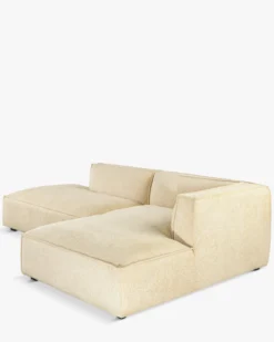 Canapé d'angle droit, Tweed sable, L260 Auster