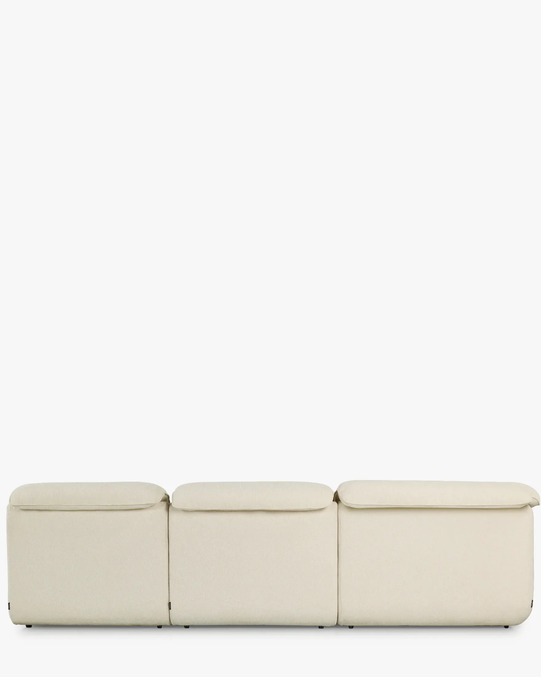 Canapé d'angle modulable, Beige sahara Pulp