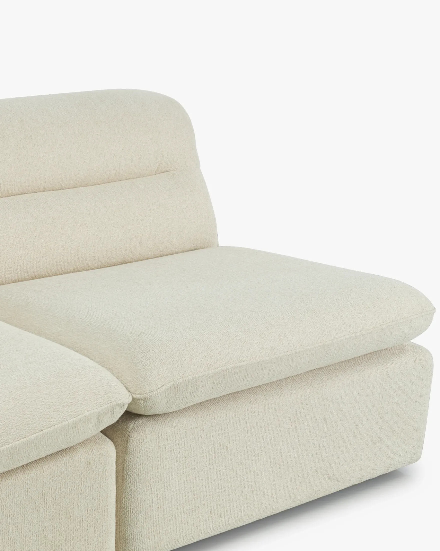 Canapé d'angle modulable, Beige sahara Pulp