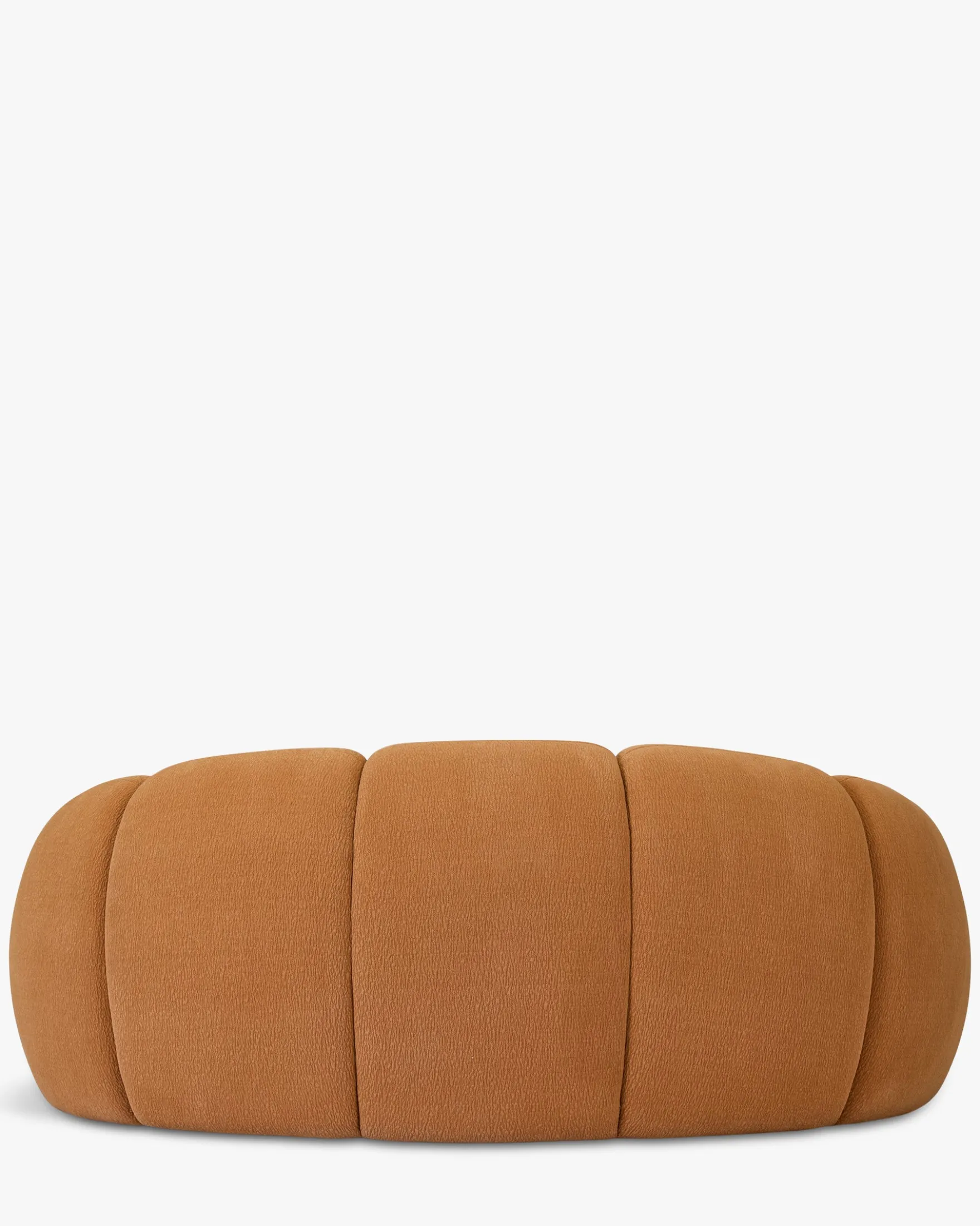 Canapé 3 places, Camel texturé, L220 Cocoon