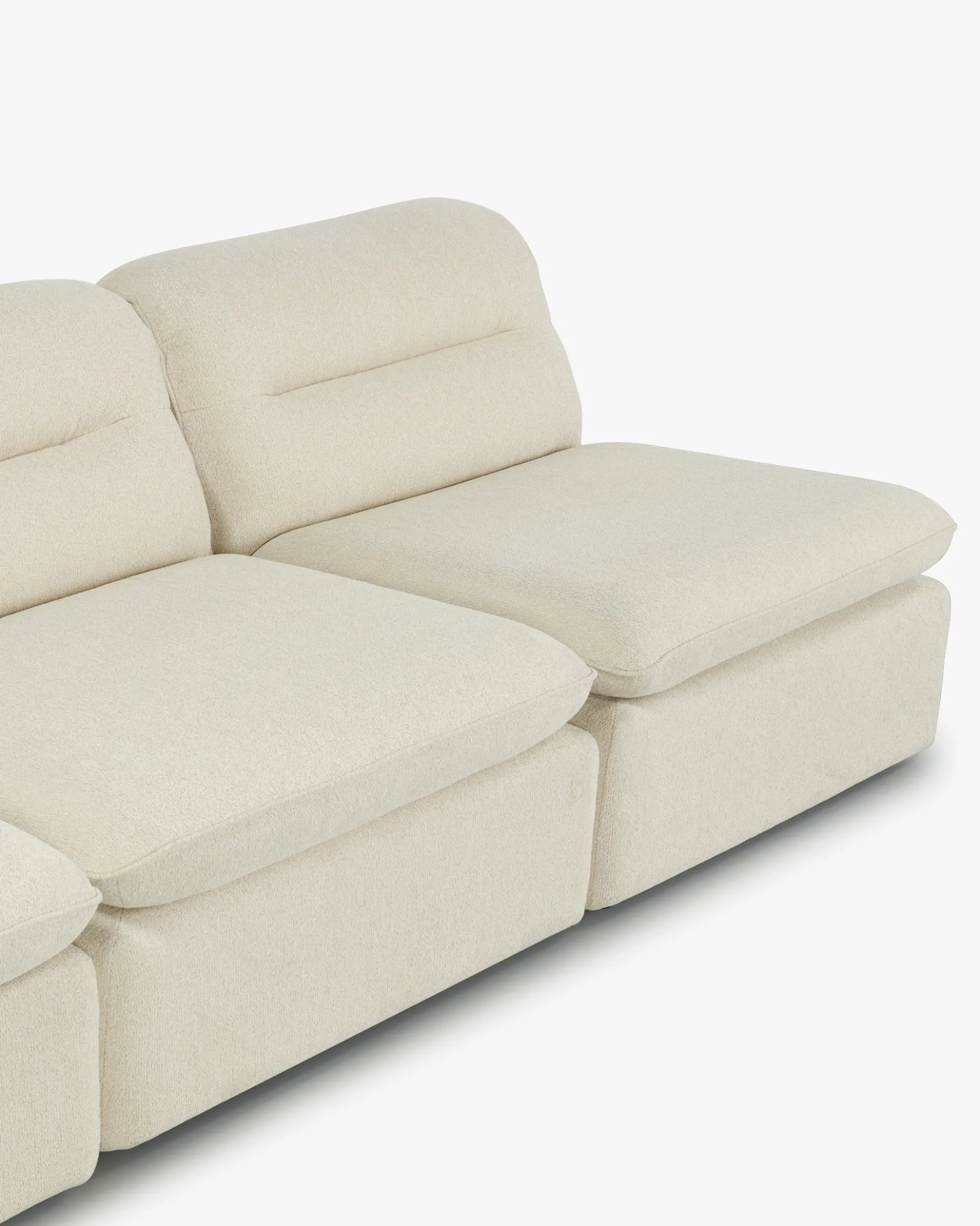 Canapé 3 places modulable, Beige sahara Pulp