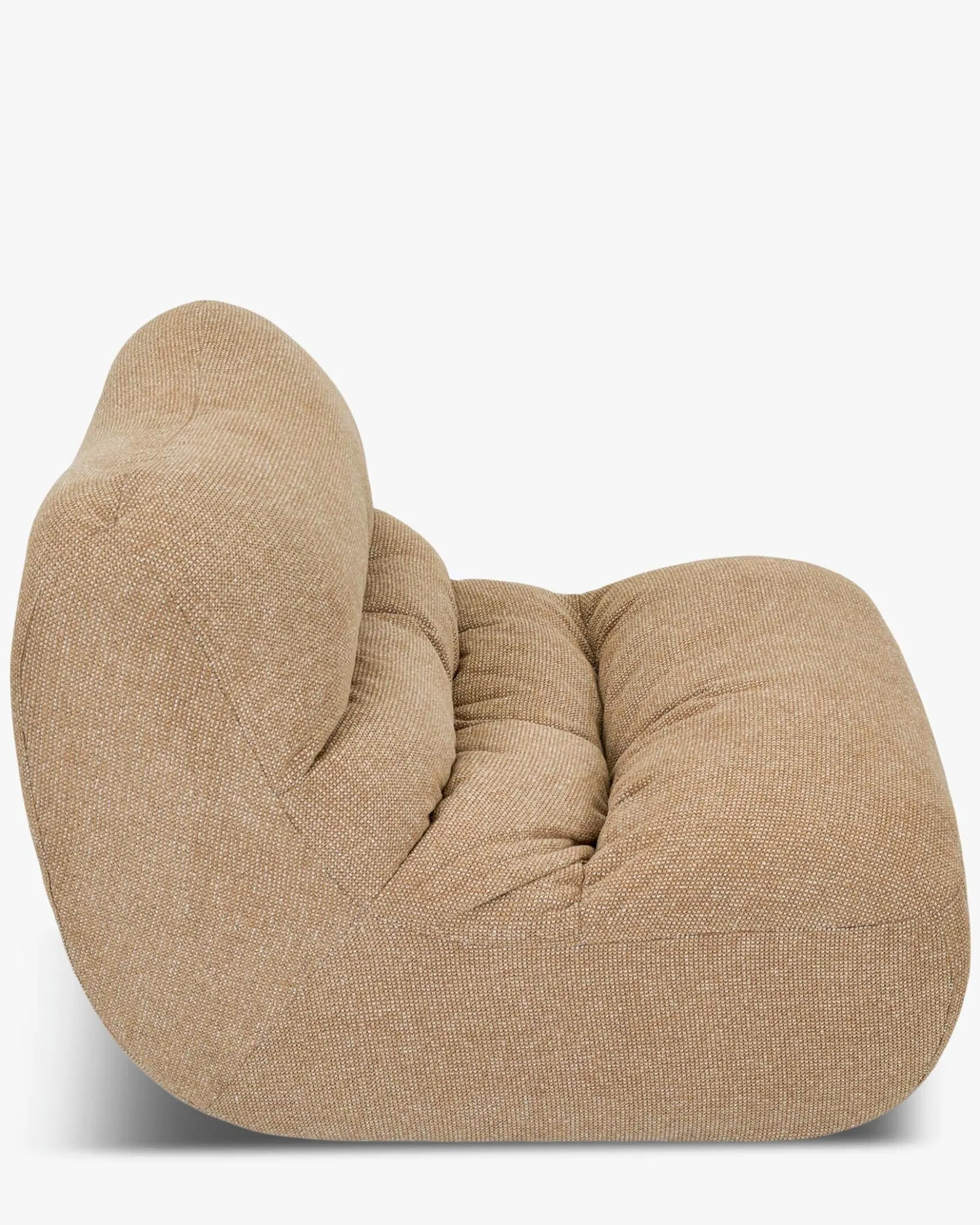Canapé 2 places modulable, Tweed marron écureuil Chill