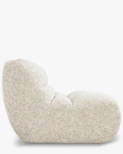 Canapé 2 places modulable, Tweed moucheté beige Chill