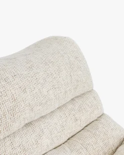 Canapé 2 places modulable, Tweed moucheté beige Chill