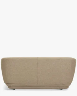 Canapé 2 places, Tissu texturé désert taupe, L170 Giulia
