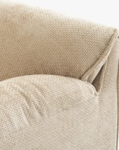 Canapé 2 places, Tweed beige antique, L167 Camilla