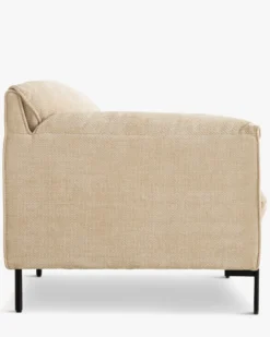 Canapé 2 places, Tweed beige antique, L167 Camilla