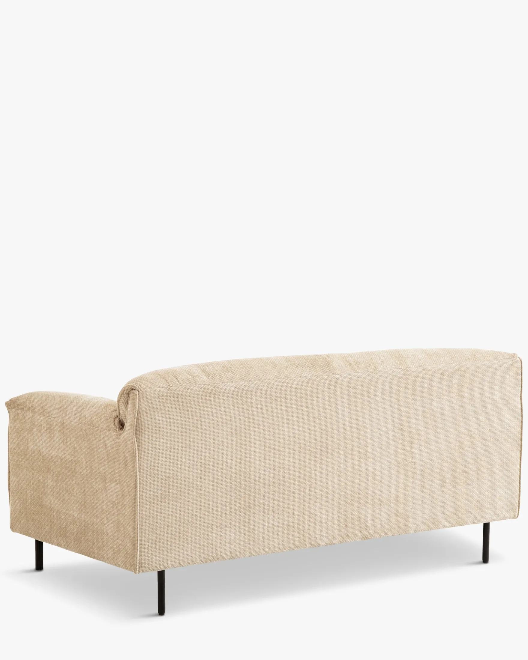 Canapé 2 places, Tweed beige antique, L167 Camilla