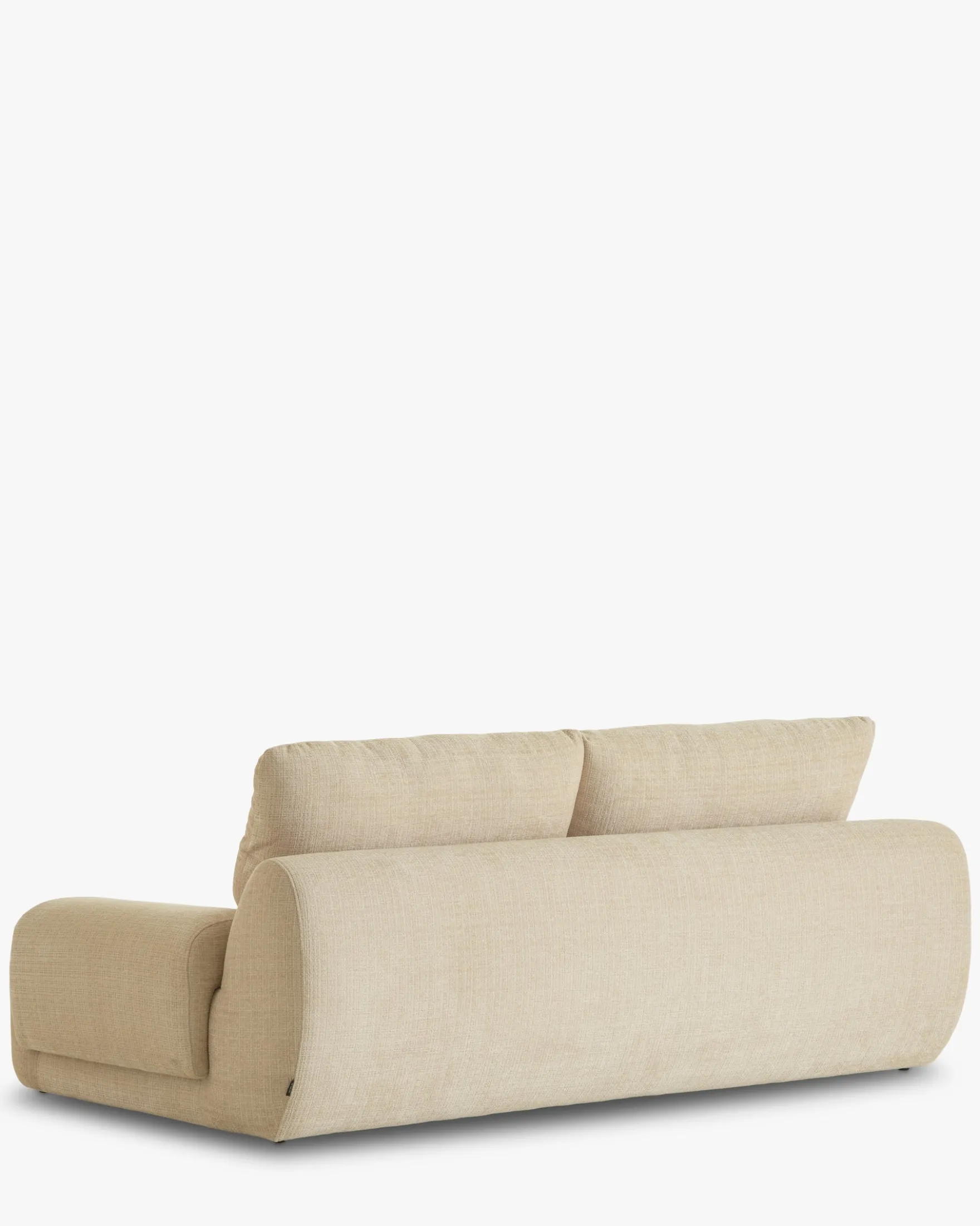 Canapé 3 places, Tweed beige dune, L219 Nublo