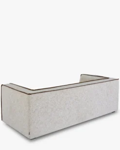 Canapé 3 places, Tweed beige moucheté, L220 Auster
