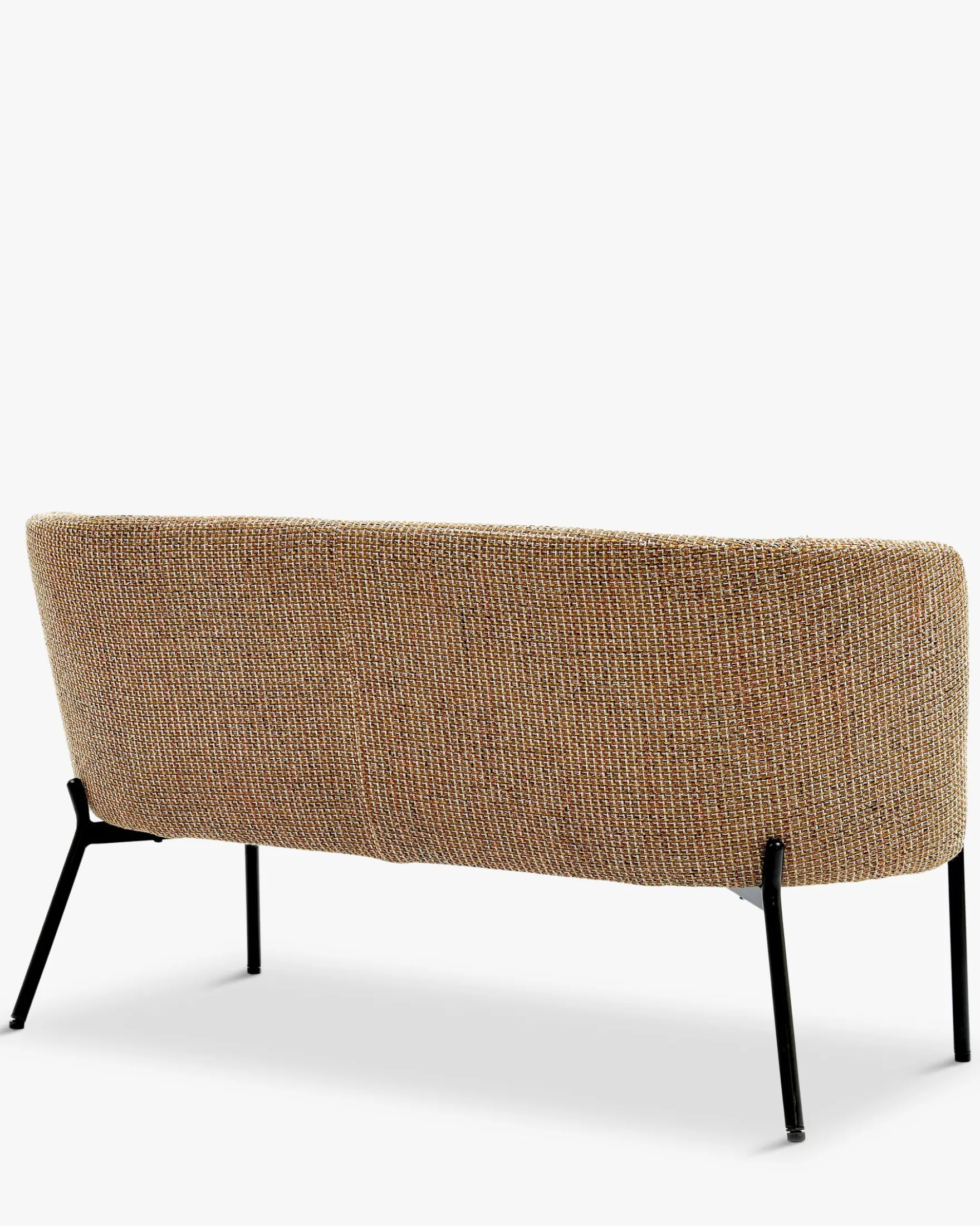 Canapé 2 places, Tweed jaune miami, L134 Ray