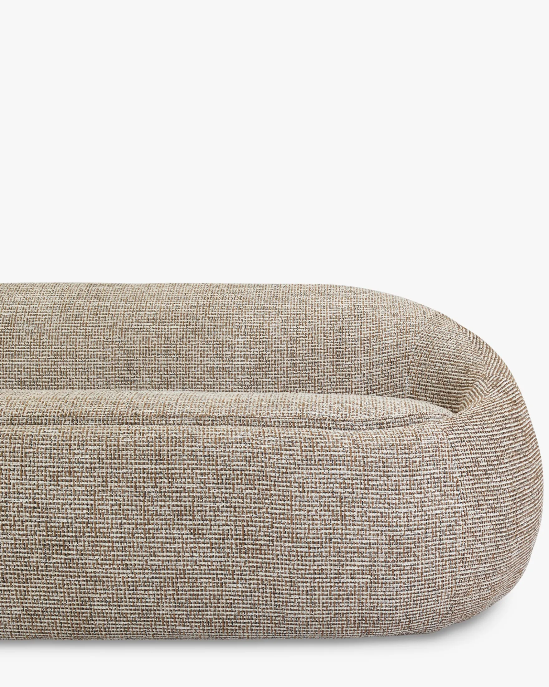 Canapé 2 places, Tweed marron mocha, L200 Nest