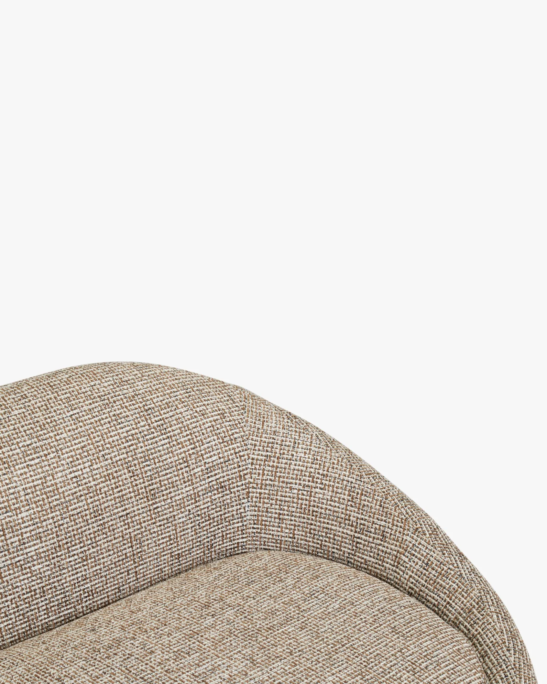 Canapé 2 places, Tweed marron mocha, L200 Nest