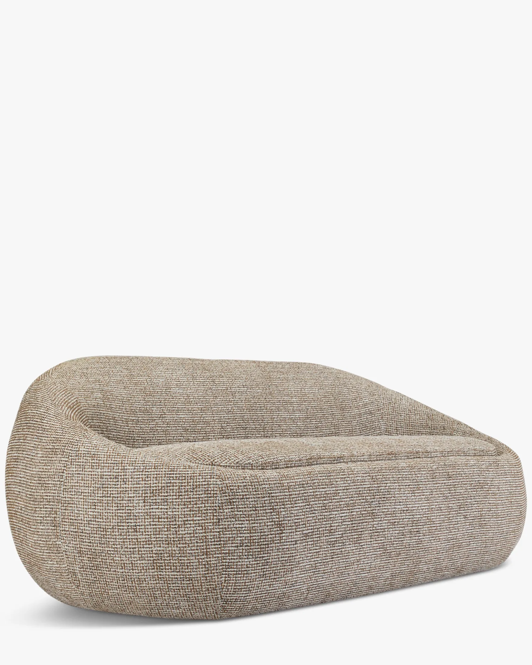 Canapé 2 places, Tweed marron mocha, L200 Nest
