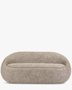 Canapé 2 places, Tweed marron mocha, L200 Nest