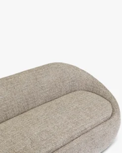 Canapé 2 places, Tweed marron mocha, L200 Nest