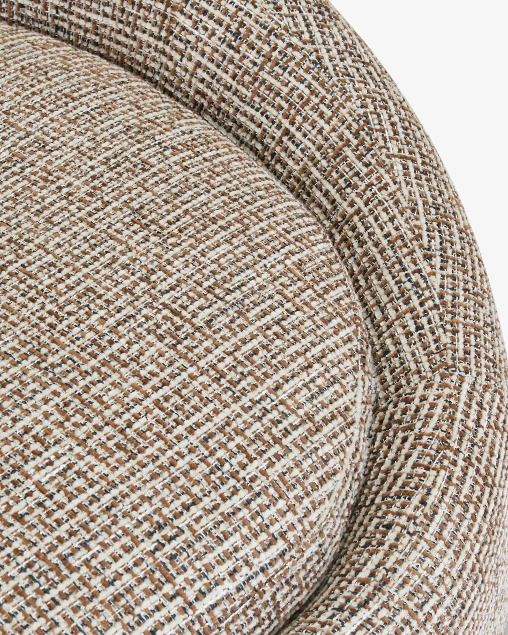 Canapé 2 places, Tweed marron mocha, L200 Nest