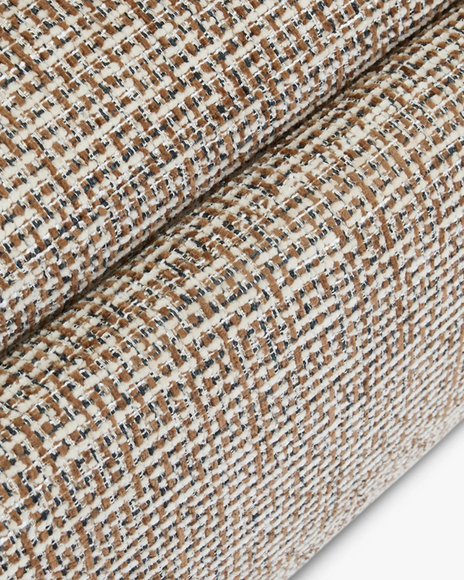 Canapé 2 places, Tweed marron mocha, L200 Nest