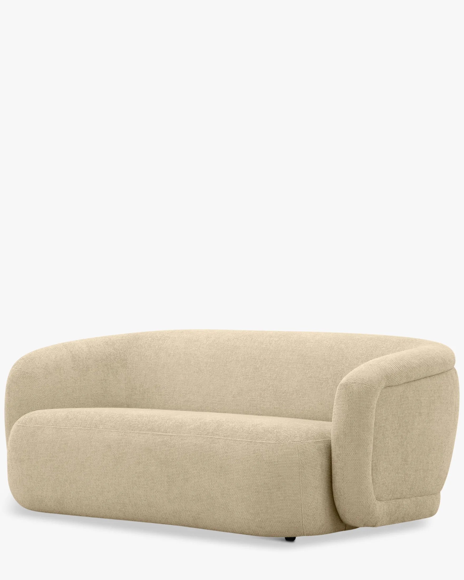Canapé 2 places, Tweed sable, L170 Volta