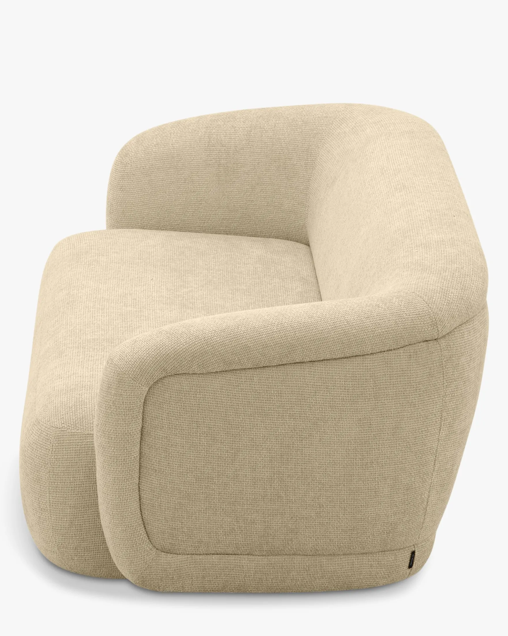 Canapé 2 places, Tweed sable, L170 Volta