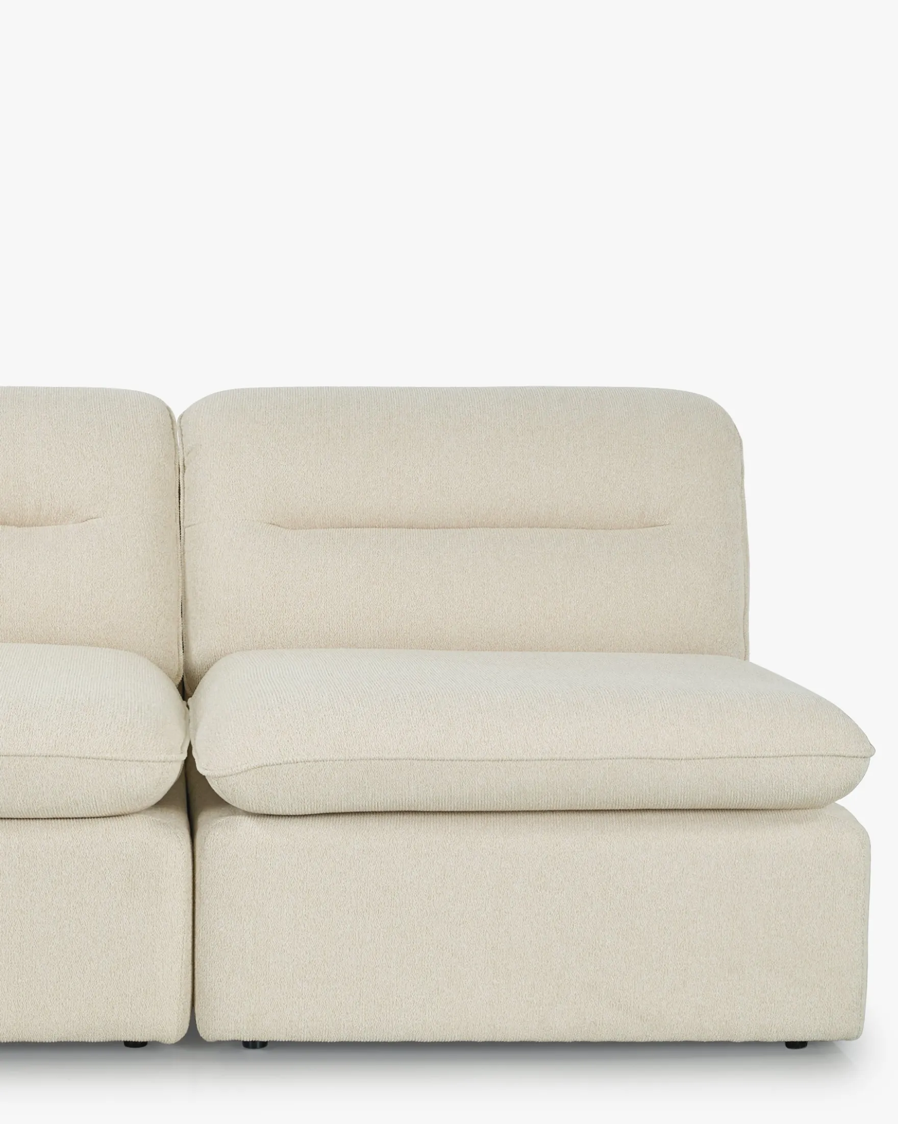 Canapés 2 places modulable, Beige sahara Pulp