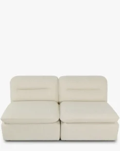 Canapés 2 places modulable, Beige sahara Pulp